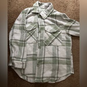Rue21 Green Plaid Flannel